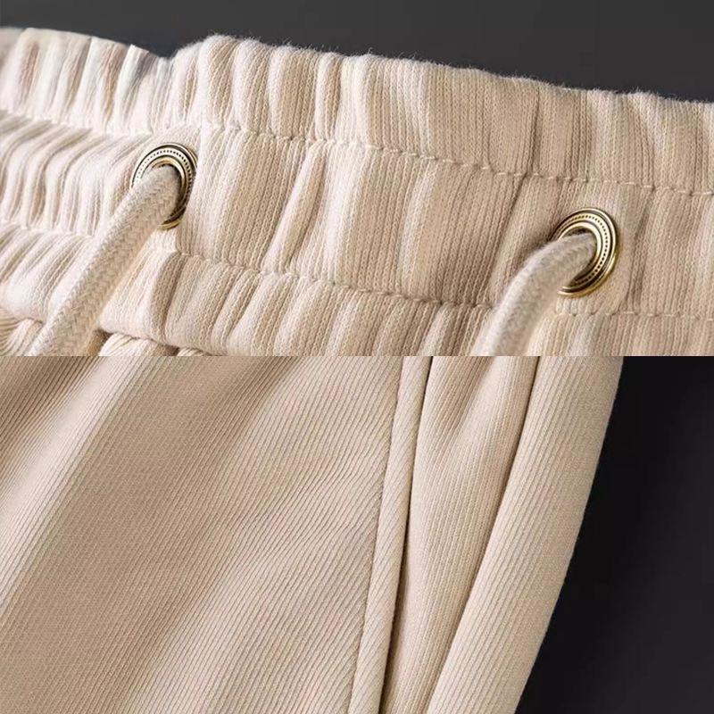 Effortless Style & Comfort Drawstring Pants with Stunning Embroidered Horse Accent