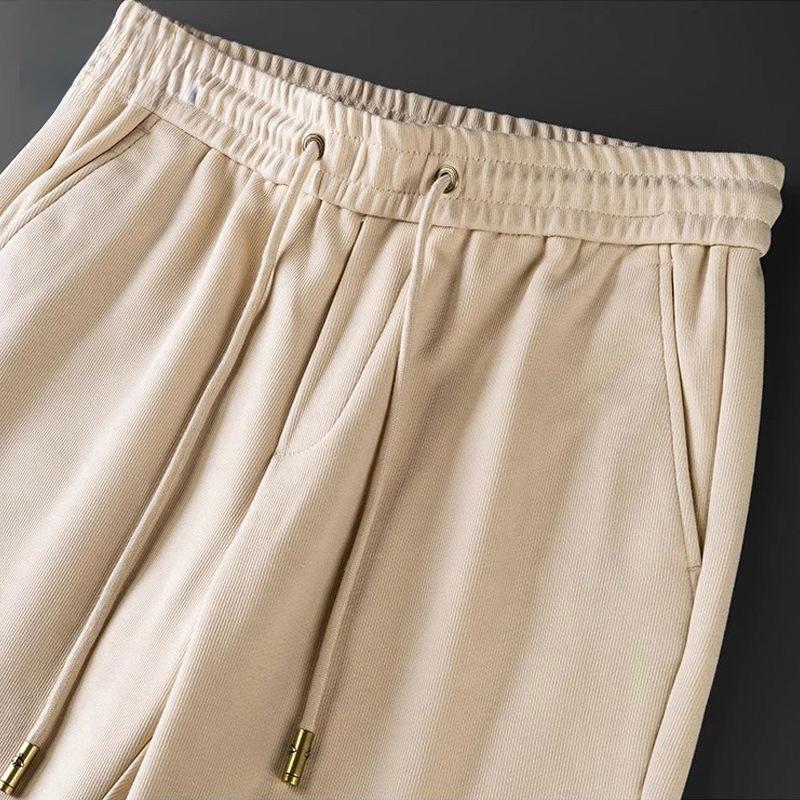 Effortless Style & Comfort Drawstring Pants with Stunning Embroidered Horse Accent
